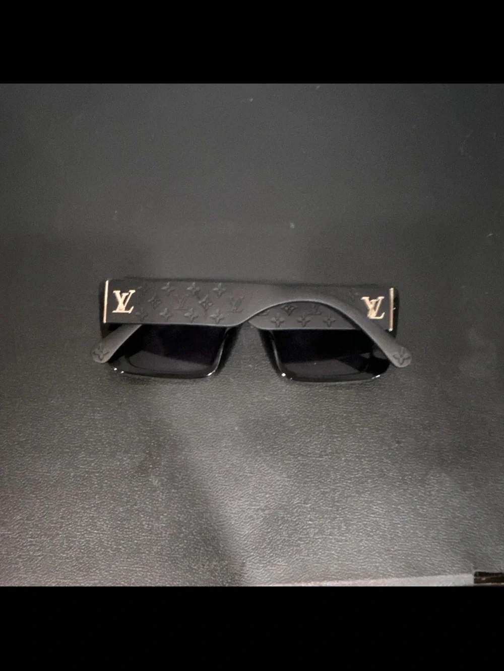 Louis Vuitton Black Square Frame Sunglasses